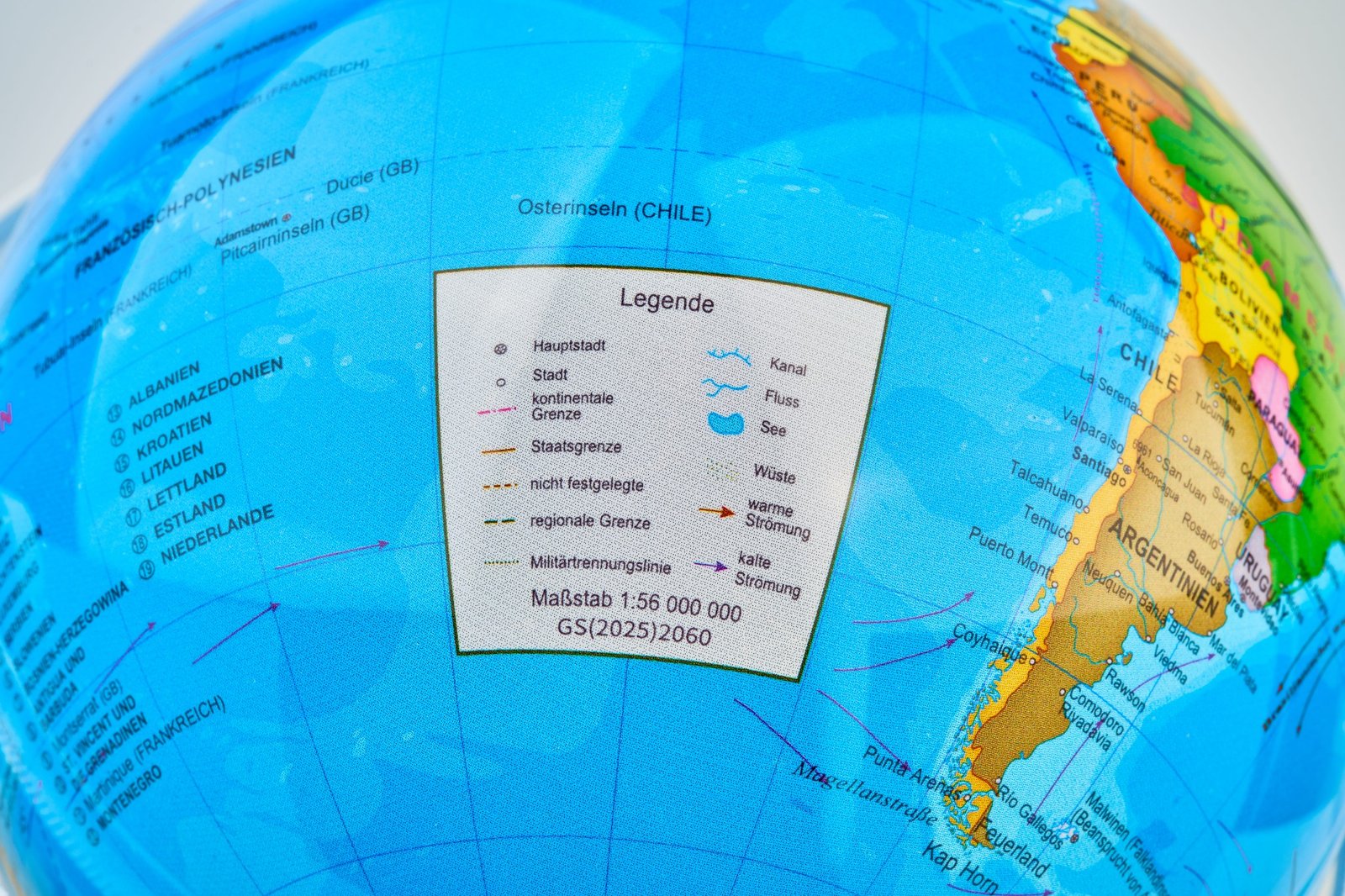 Detailansicht des Praktica Explorer AR Globus